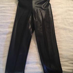 Black Milk 3/4 length wet look leggings